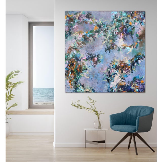 Elven Realms *Original Abstract Oil Painting by Lisa Finlayson For Sale - Image 10 of 12