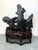 19th Century Large Spectacular Chinese Lingbi Scholar Stone on Stand For Sale - Image 5 of 18