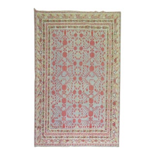 Early 20th Century Pomegranate Antique Khotan Rug - 5'11" x 9' For Sale