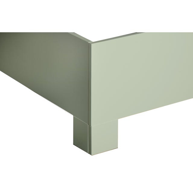 Silas Standard Bed Twin Extra Long - Celery Green For Sale - Image 11 of 12