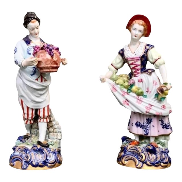 Pair of Early 19th Century Sevres Porcelain Figures For Sale