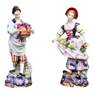 Pair of Early 19th Century Sevres Porcelain Figures
