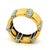 1960s Trio Diamond Band in 18k Yellow & White Gold, Size 7 For Sale - Image 4 of 6