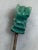 Maison Jansen Vintage Hand Made Jade & Silver Cocktail Picks - Set of 12 for Charcuterie, Palm Beach Regency, Tiki Bar, Luau & Exotic Entertaining For Sale - Image 4 of 7