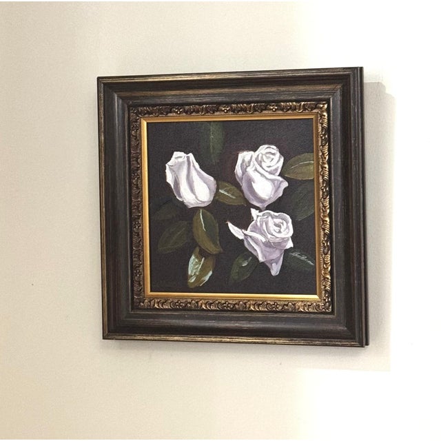 Paint Elegance Times Three Oil Painting For Sale - Image 7 of 7