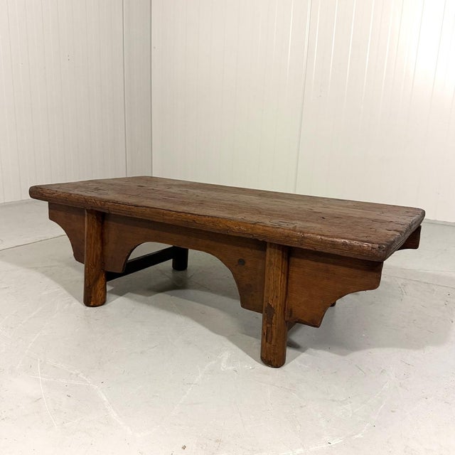 Low Antique Rustic Coffee Table, 1900s For Sale - Image 6 of 18