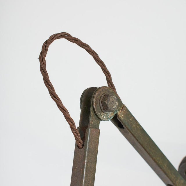 1930s Antique Industrial Articulating Wall Lamp by Edl, 1930s For Sale - Image 5 of 9