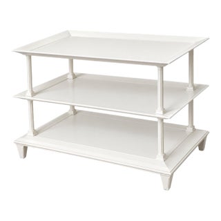Baker Furniture Three Tier Etagere / Tray Table / Side Table For Sale