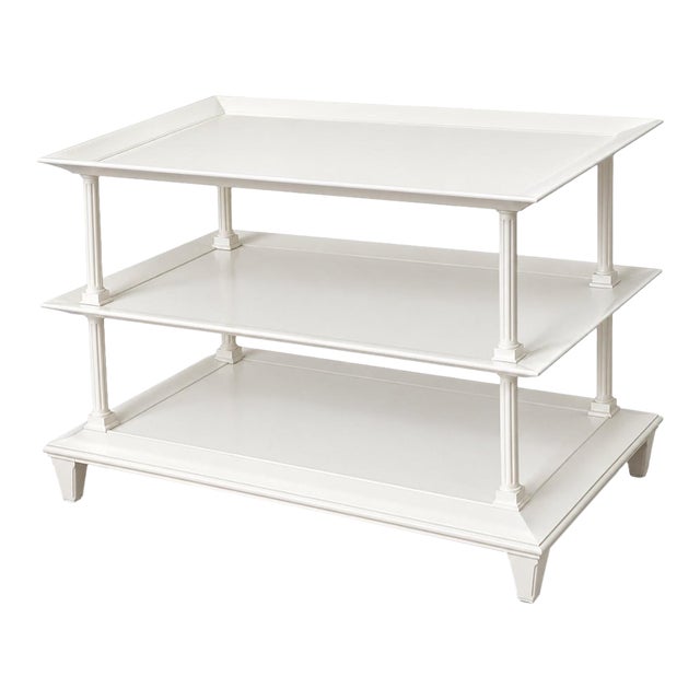 Baker Furniture Three Tier Etagere / Tray Table / Side Table For Sale