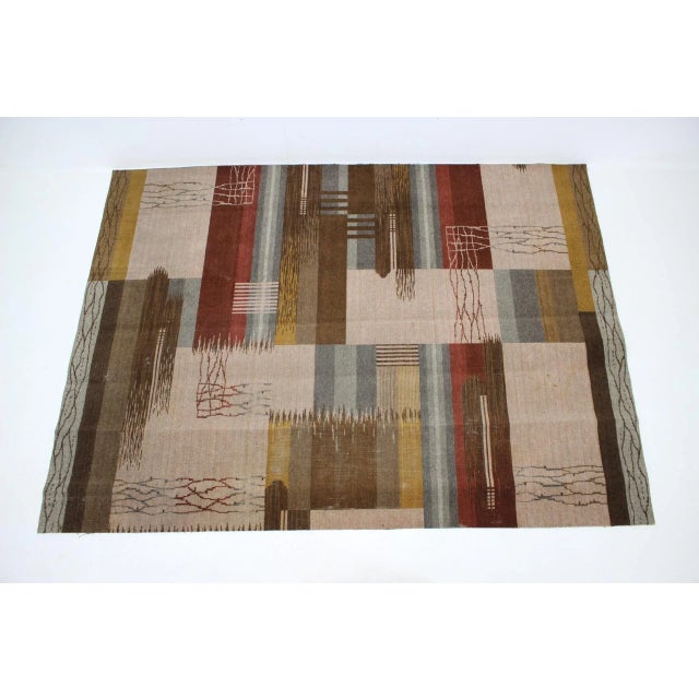 Geometric Carpet, 1930s, in Good conditions. Designed 1920 to 1949
