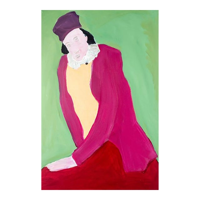 Laura Davis "Ode to Milton Avery (Artist's Wife)" Acrylic Painting For Sale