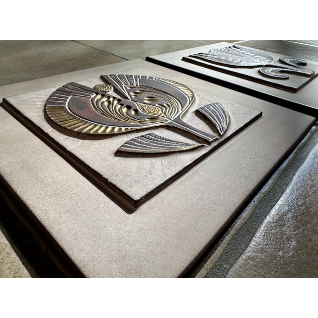 Ceramic Wall Reliefs by Ceramano, Germany, 1970s, Set of 2 For Sale - Image 11 of 15