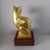 Early 21st Century Paul Rigby Stratford Nj Artist C. 2002 Golden Cat - Ceramic With Gold Leaf For Sale - Image 5 of 10