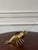 Traditional Vintage Brass Shrimp Figure For Sale - Image 3 of 7