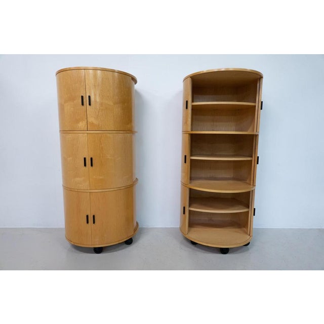 Mid-Century Modern Big O Cabinets by Dirk Meylaerts, 1990s, Set of 2 For Sale - Image 3 of 11