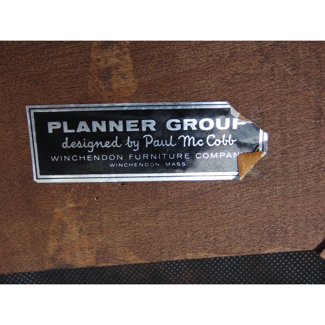 Paul McCobb for Planner Group Mid Century Caned Dining Chairs Set of Eight 6323 For Sale - Image 13 of 18