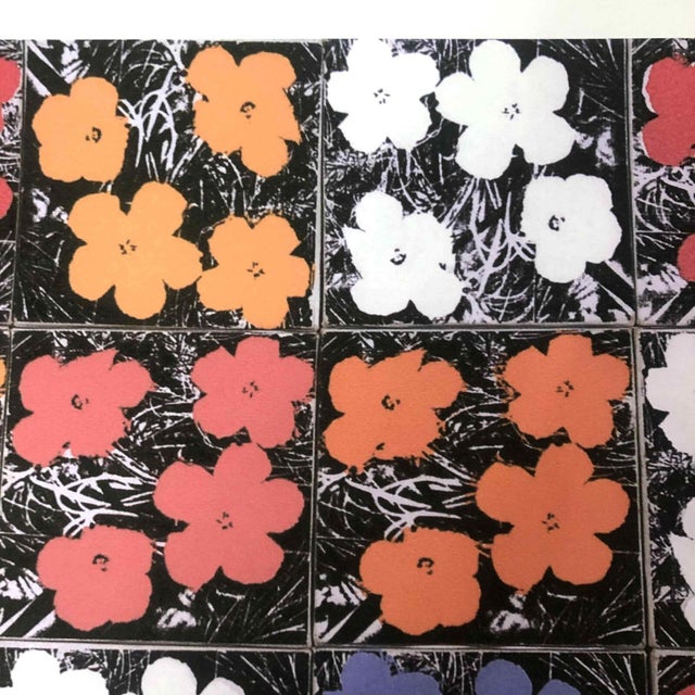 1990s 1990s After Andy Warhol "Poppy Flowers" Lithograph For Sale - Image 5 of 11