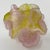 Rose Daum Candleholder, Collectible Decorative Object, Glass, 1990, France For Sale - Image 8 of 14