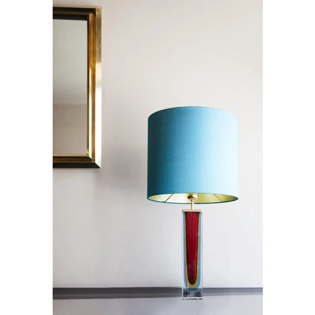Italian Table Lamp in Murano Glass from Seguso, 1965 For Sale - Image 4 of 8