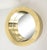 Brass Modernist Circular Mirror For Sale - Image 4 of 7