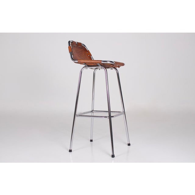 Vintage Leather Bar Stool, 1970s For Sale - Image 12 of 12