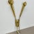 Brass Theatre Wall Sconce Light bin the style of Stilnovo and Gio Ponti, Italy, 1950s For Sale - Image 3 of 18