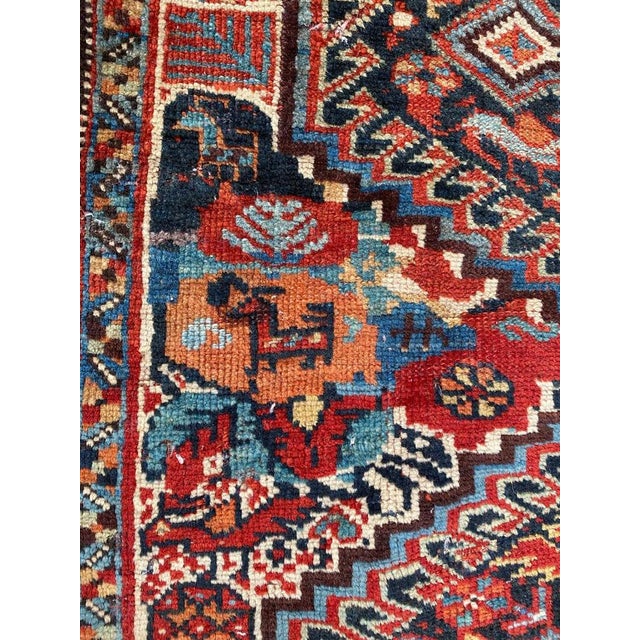 Antique Ghashghai Rug, 1890s For Sale - Image 6 of 18