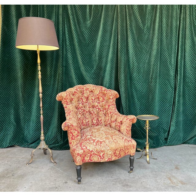 Modern French Art Nouveau Style Floor Lamp For Sale - Image 3 of 11