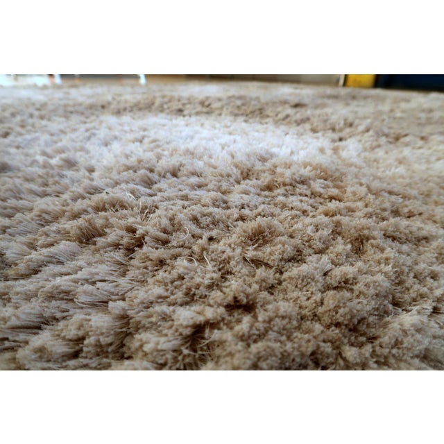Mid-Century Modern 1960s, Vintage Scandinavian Shag Rug, Flokati Style, 6 X 6 For Sale - Image 3 of 13
