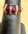 Affordable 6 Square Garnet Ring 14 Karat Yellow Gold Size 6.75 For Sale In New York - Image 6 of 18
