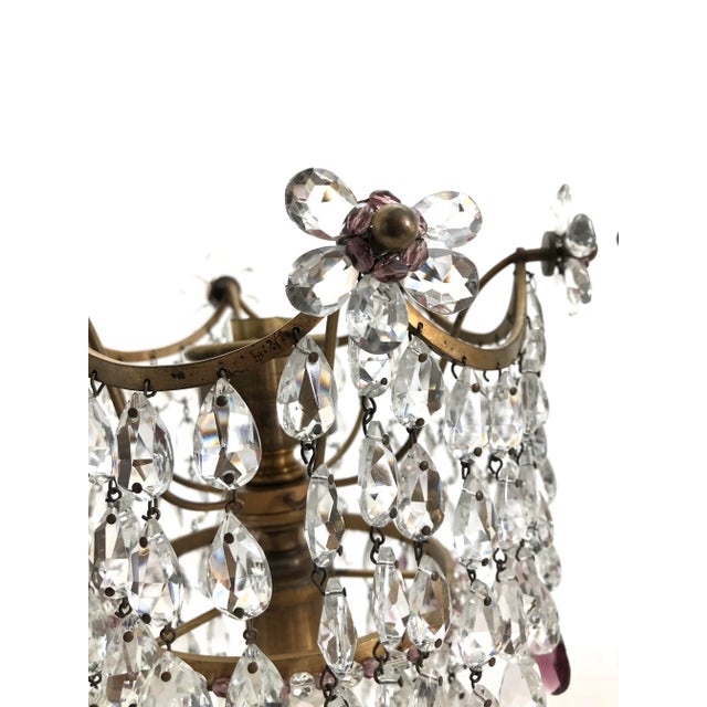 British 19th Century Pair of F & C Osler Style Glass Hurricanes For Sale - Image 11 of 12