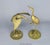 Pair of Vintage Bronze Crane Heron Statues These noble birds are crafted from bronze in classic mid-century style. Their...