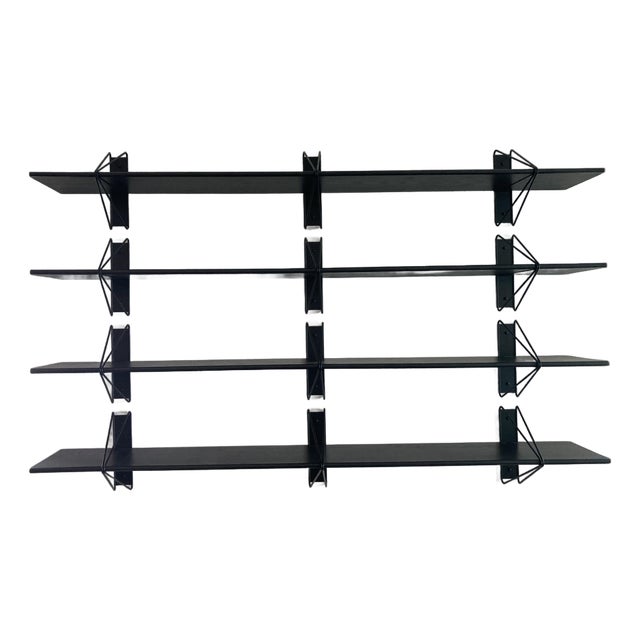 Strut Shelving System - A Set of 4 Shelves For Sale