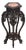 Antique Chinese Hardwood and Marble Pedestal, 19th Century For Sale