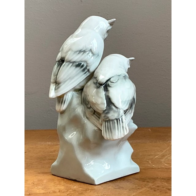 Mid-Century Modern Vintage Royal Copenhagen Porcelain Owl Figurine For Sale - Image 3 of 12