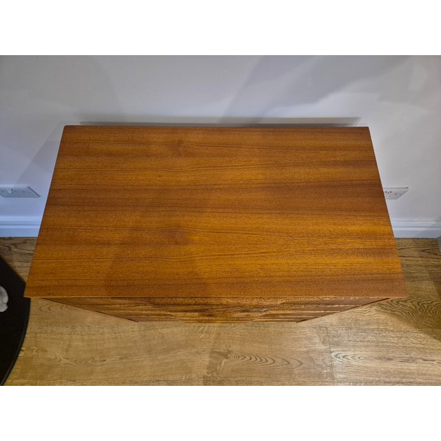 Wood Mid-Century Teak Chest of Drawers attributed to Austinsuite, 1960s For Sale - Image 7 of 17