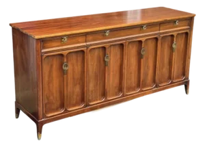 Mid 20th Century Modern Walnut Dresser by Detroit Furniture
