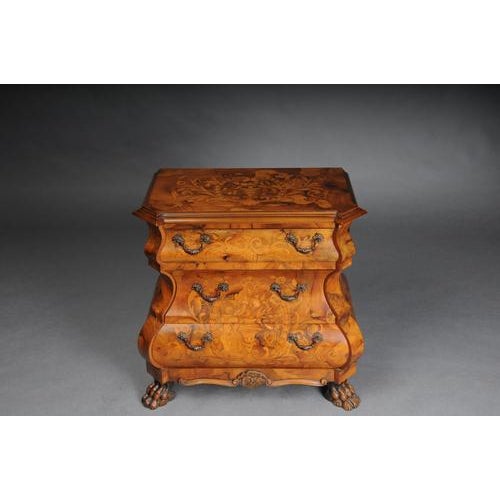 Baroque Italian Baroque Inlaid Chests of Drawers, Set of 2 For Sale - Image 3 of 18