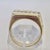 Diamond Ring 14k Yellow Gold 2 TCW Princess Cut Unisex Certified, Size 9.25 For Sale - Image 10 of 11