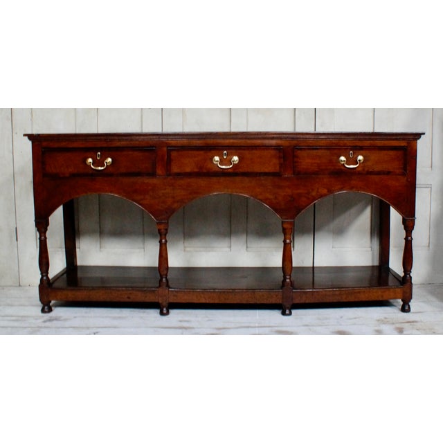 Antique Georgian Oak Pot Board Welsh Dresser, 1820 For Sale - Image 9 of 9