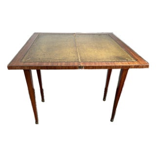 19th Century Louis XVI-style Side Table, Converts to Games Table For Sale