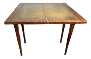 19th Century Louis XVI-style Side Table, Converts to Games Table