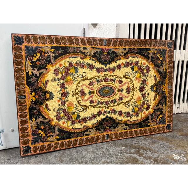 Design Plus Gallery Presents a Painted Wall Panel by Maitland-Smith. The art piece was purchased from TFT Interiors. The...