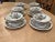Ceramic 1950s Set of 6 Limoges Soup Cups W/Chinoiserie Decor For Sale - Image 7 of 9