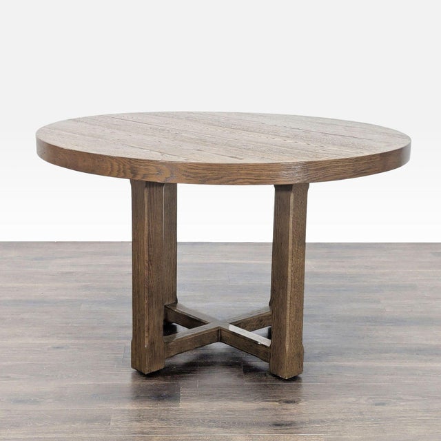 Designed by the Van Thiels, the table is crafted of American white oak veneers and hand-finished to highlight its rich...
