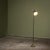 Model 57/416 Floor Lamp in Brass, Nickel-Plated Steel, and Aluminum by Dieter Schulz for Wohnbedarf AG, Switzerland, 1950s For Sale - Image 3 of 9