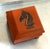 Mid-Century Modern Red Wooden Horse Head Jewelry Box For Sale - Image 3 of 4