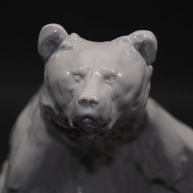 "Sitzender Bar" or Seated Bear depicts a grizzly or brown bear as designed by August Gaul (1869-1921) in 1894. Prior to...