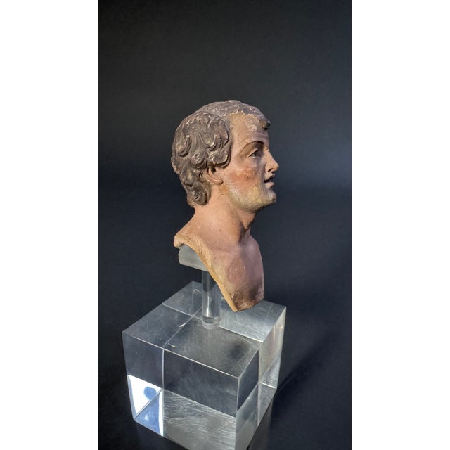 Early 18th Century Head of a Neapolitan Nativity Scene Puppet, Late 18th Century For Sale - Image 5 of 7
