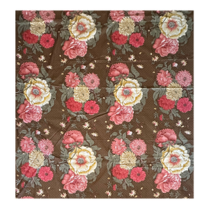 Vintage 1980s Floral Chintz Fabric